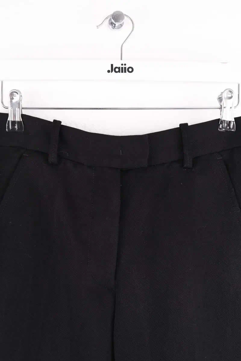 Pantalon droit Isabel Marant Noir en Viscose
