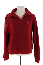 Sweatshirt Tommy Hilfiger Rouge en Synthétique, taille S - Seconde Main
