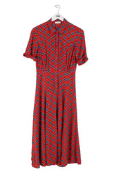 Robe Sandro Rouge en Synthétique, taille M - Seconde Main
