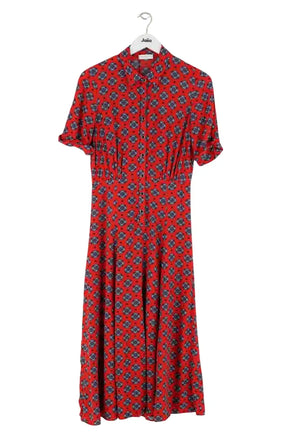 Robe Sandro Rouge en Synthétique, taille M - Seconde Main