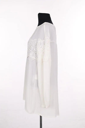 Blouse Marella Ecru en Synthétique