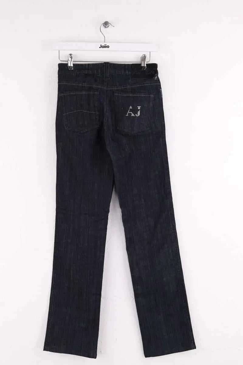 Jean droit Armani Jeans Bleu en Coton