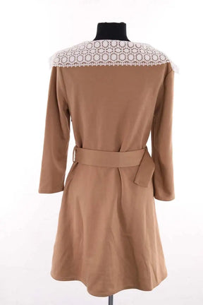 Robe Claudie Pierlot Marron en Synthétique