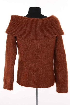 Pull Sézane Marron en Laine