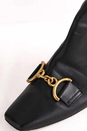 Boots à boucles LK Bennett Noir en Cuir