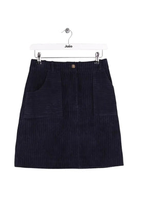 Mini jupe Ines de la Fressange Bleu en Coton, taille XS - Seconde Main
