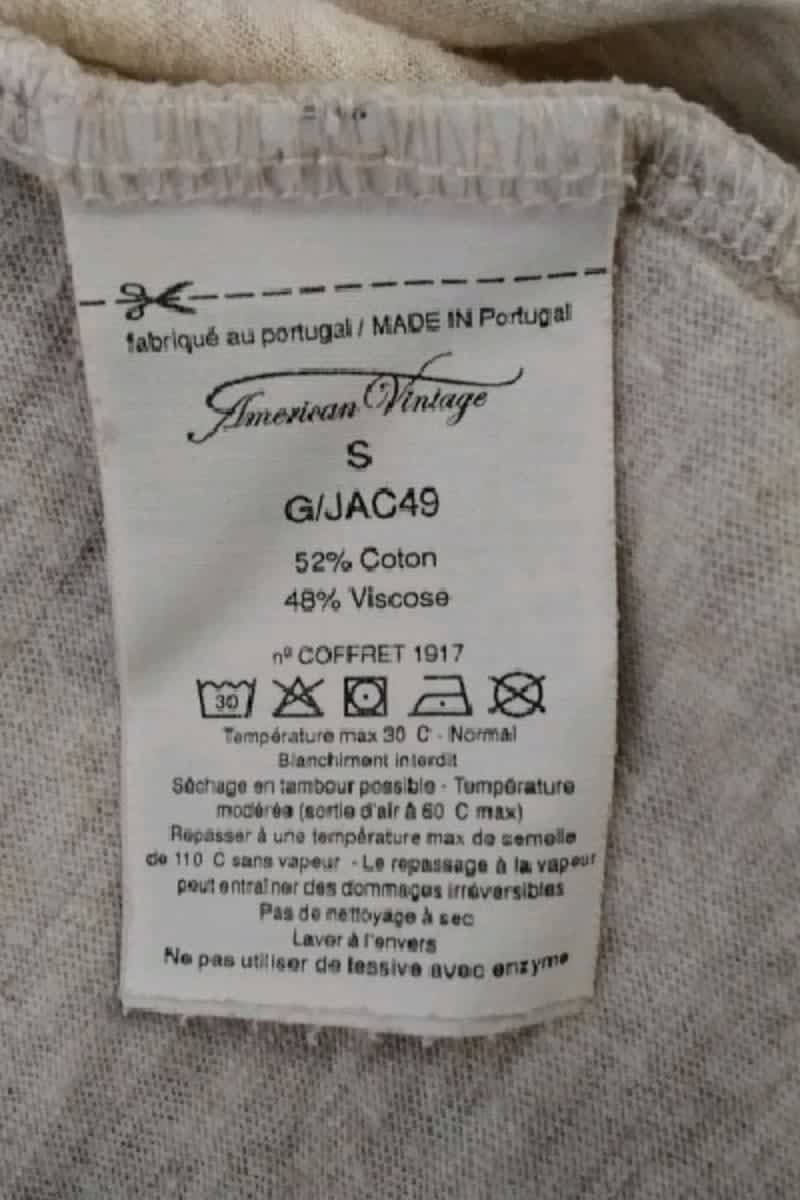 T-shirt American Vintage  Beige