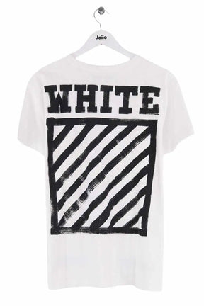 T-shirt Off White Blanc en Coton