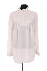 Blouse Raquel Allegra Blanc en Synthétique, taille XS - Seconde Main