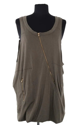 Robe Marc By Marc Jacobs Kaki en Coton, taille XS - Seconde Main