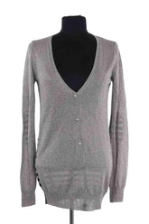 Gilet Patrizia Pepe Gris en Viscose, taille XXS - Seconde Main