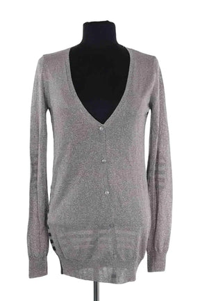 Gilet Patrizia Pepe Gris en Viscose, taille XXS - Seconde Main