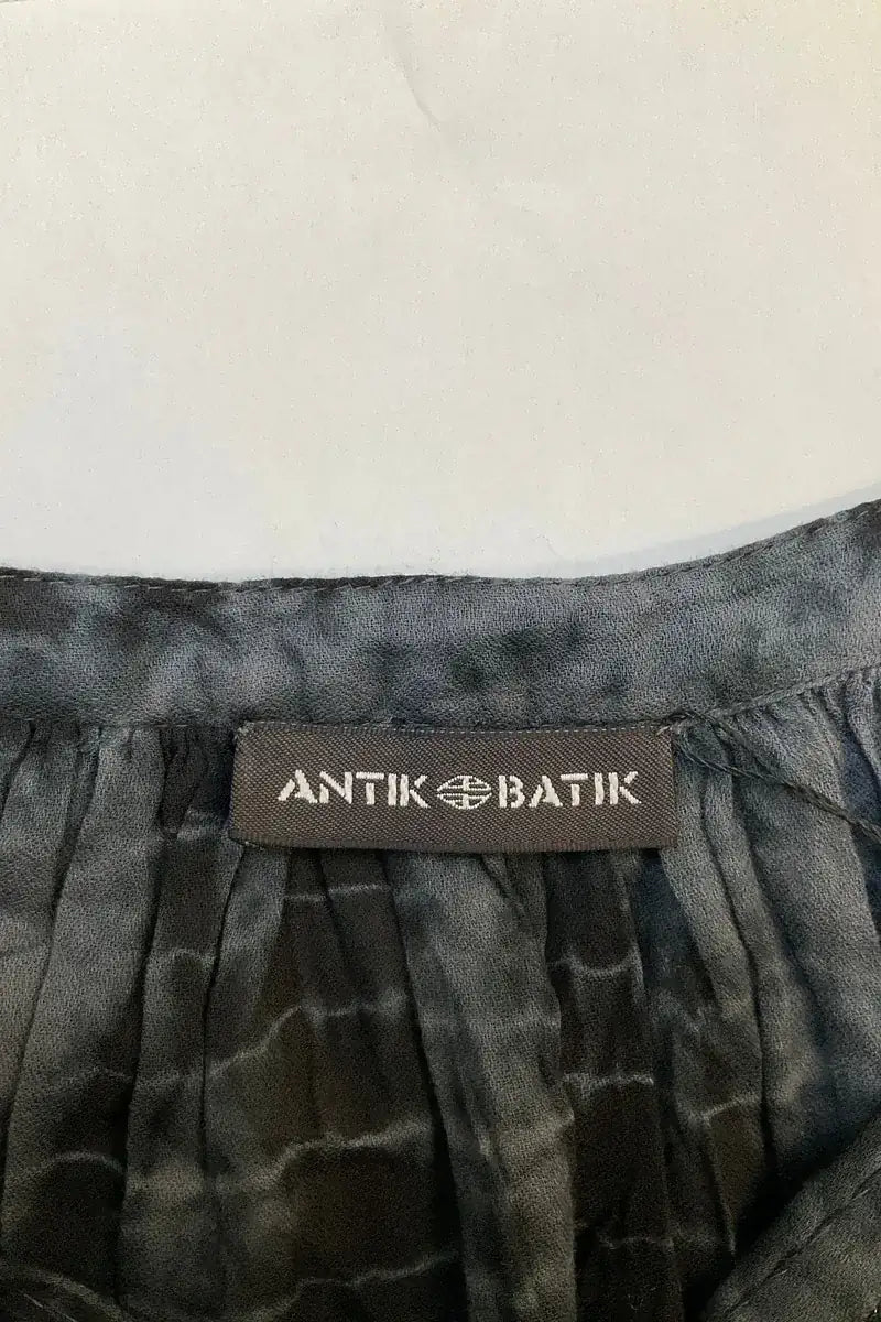 Blouse Antik Batik Gris en Coton