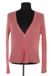 Cardigan Mes Demoiselles Rose en Laine, taille XS - Seconde Main
