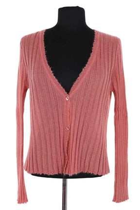 Cardigan Mes Demoiselles Rose en Laine, taille XS - Seconde Main