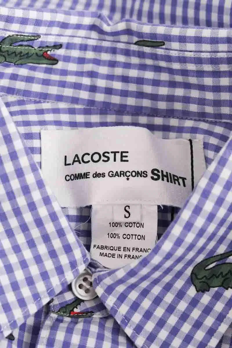 Chemise Lacoste Bleu en Coton