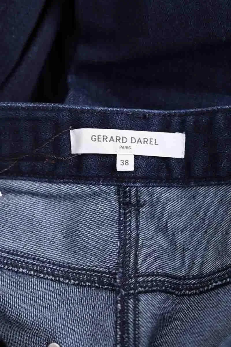 Jean droit Gerard Darel Bleu en Coton