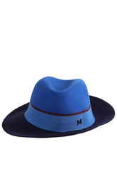 Panama Maison Michel Bleu en Laine, taille S - Seconde Main