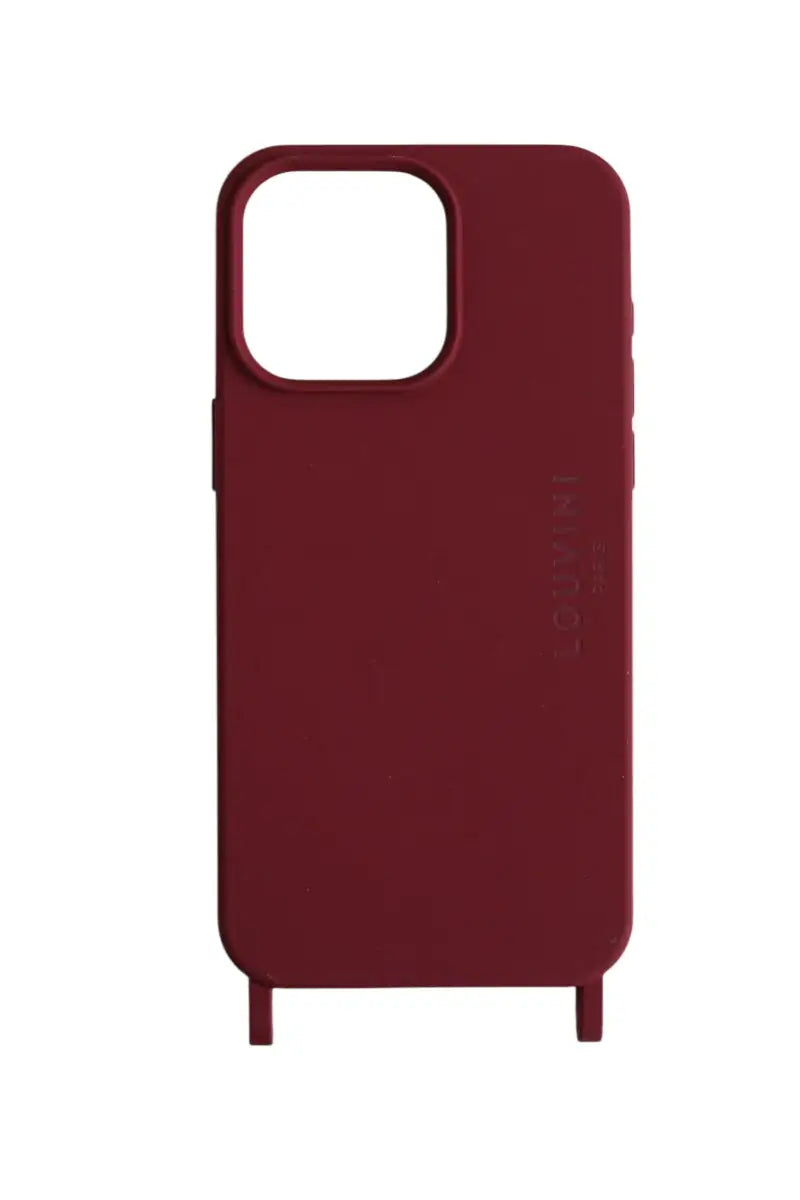 Coque en silicone Iphone 15 Pro Max LOUVINI Bordeaux en  - Seconde Main