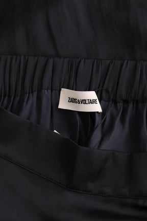 Jupe Zadig & Voltaire Jiji satin Noir en Synthétique