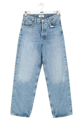 Jean large Agolde Bleu en Coton, taille S - Seconde Main