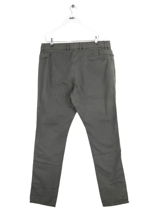 Pantalon droit Bottega Veneta Kaki en Coton
