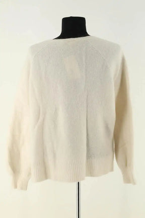 Pull Sézane Blanc en Laine