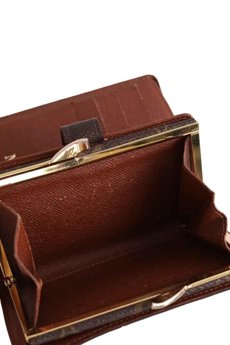 Portefeuille Louis Vuitton Marron en Cuir
