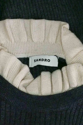 Robe Sandro Gris en Synthétique