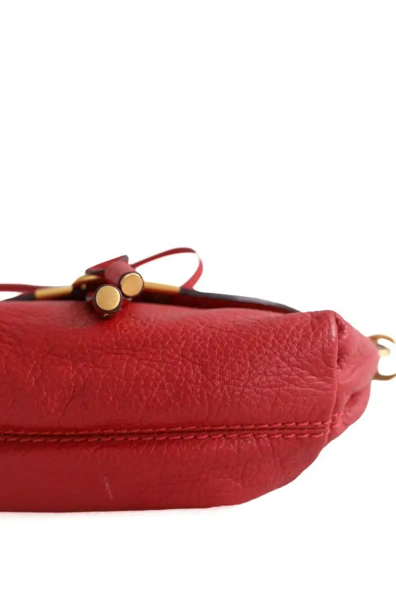 Sac à bandoulière Chloé Rouge en Cuir