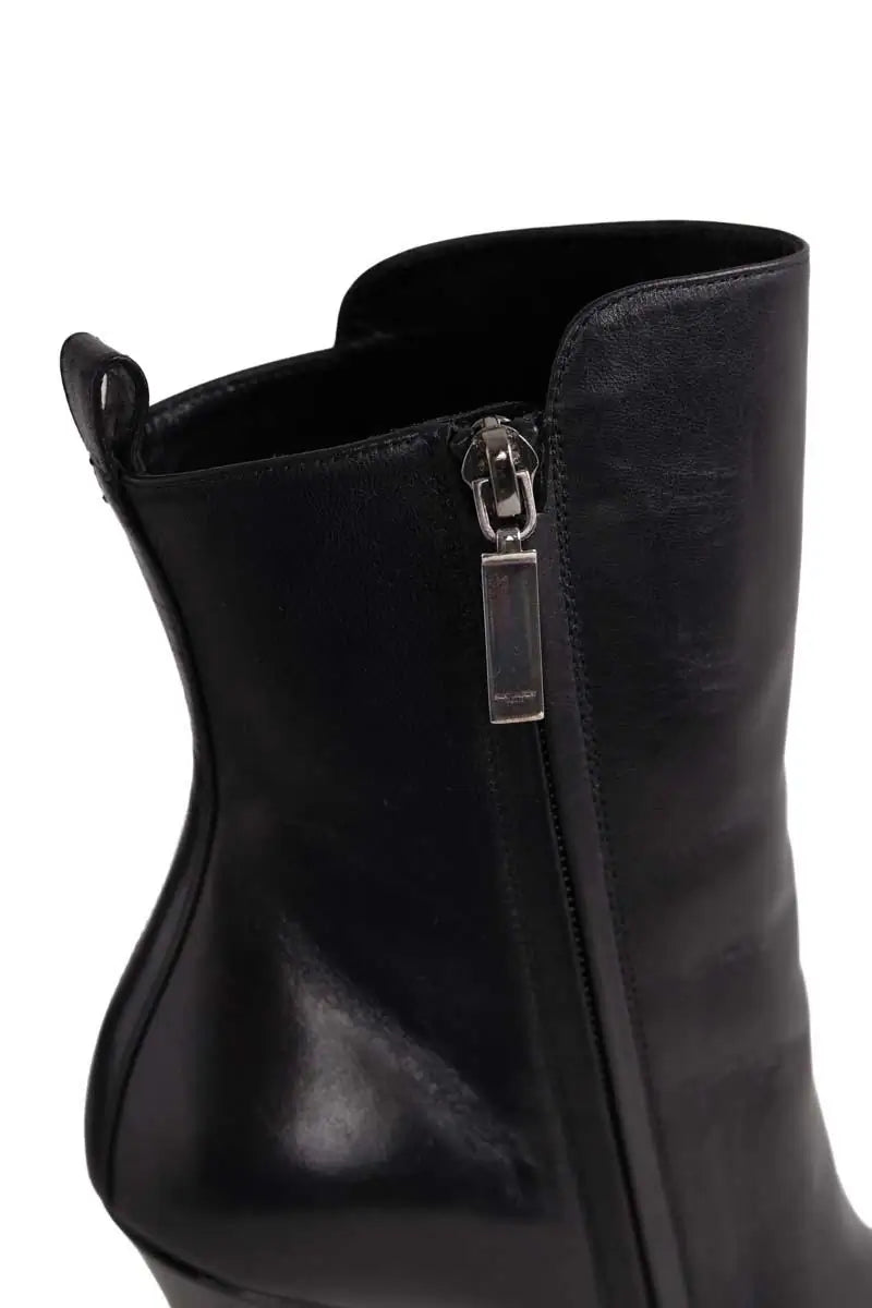 Boots Saint Laurent Noir en Cuir