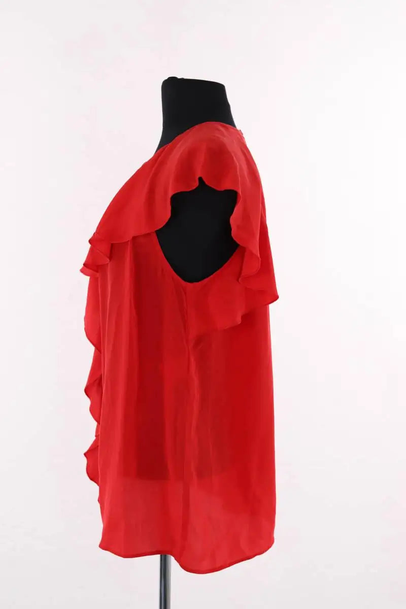 Blouse Tara Jarmon Rouge en Soie