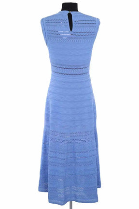 Robe Maje Bleu en Viscose