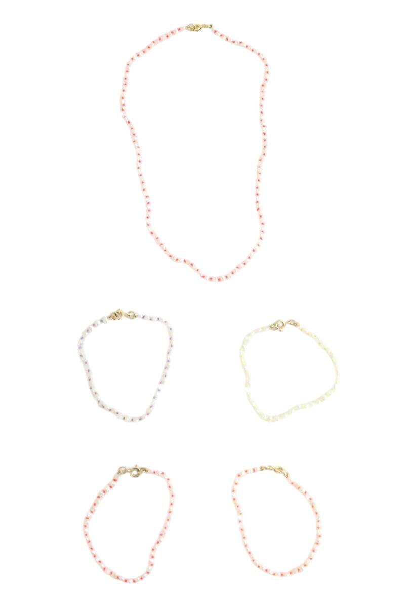 Lot de bracelet et collier Other Brand  Blanc