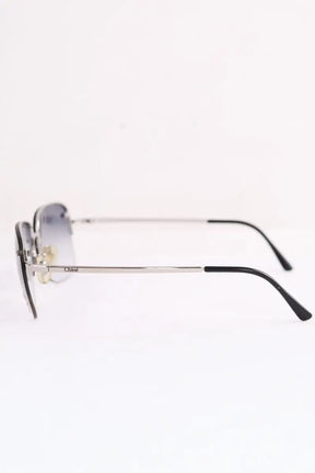 Lunettes de soleil Chloé Bleu en Métal