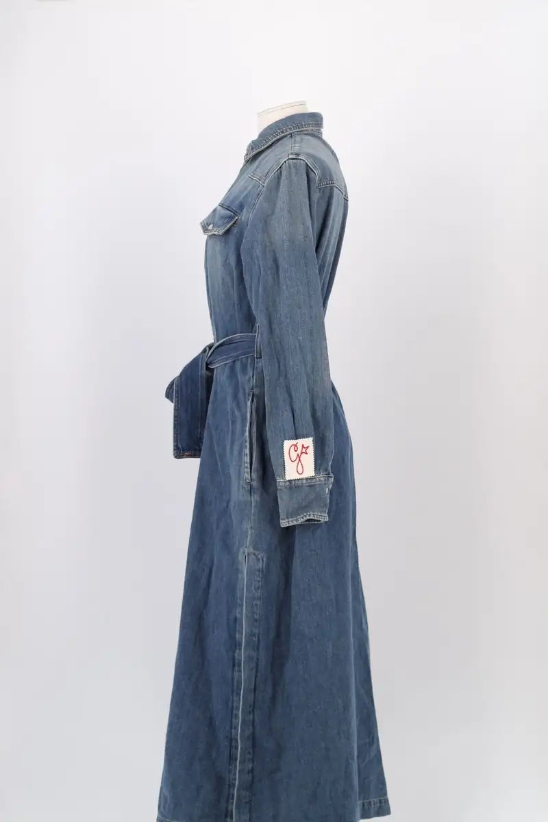 Robe en Jean bleu Golden Goose Bleu en Coton