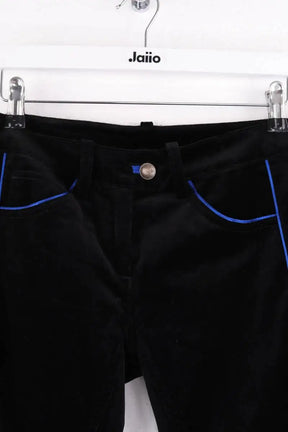 Pantalon droit Isabel Marant Noir en Velours