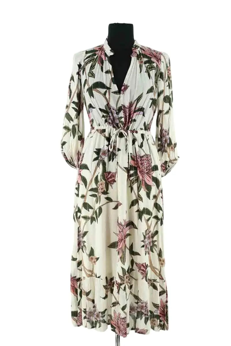 Robe Ba&Sh Blanc en Viscose, taille XS - Seconde Main