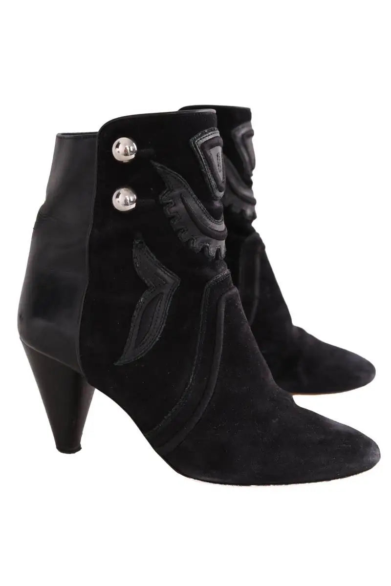 Boots Isabel Marant Noir en Cuir