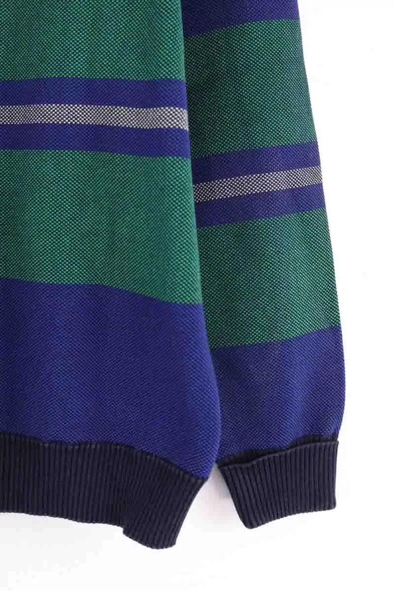 Pull Lacoste Bleu en Coton