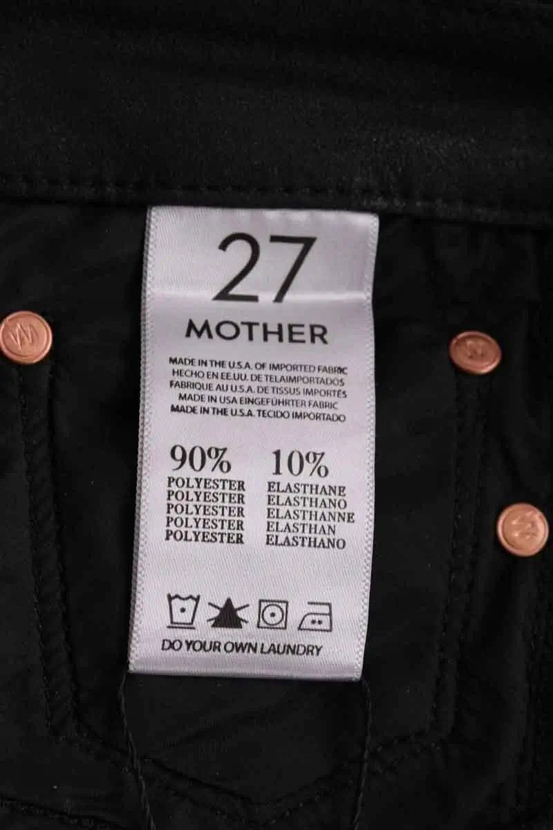 Pantalon Mother Noir en Synthétique