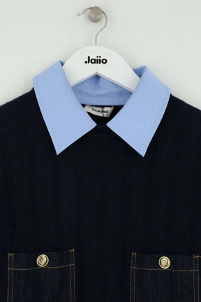 Pull Sandro Marine en Laine