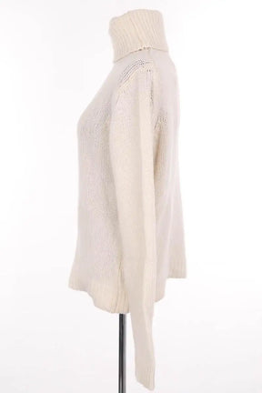 Pull Ba&Sh Blanc en Cachemire