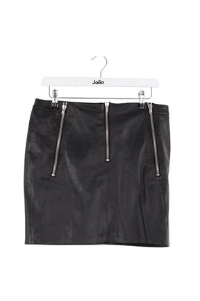 Jupe The Kooples Noir en Cuir, taille L - Seconde Main