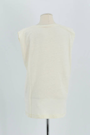 Top sans manche Closed  Blanc