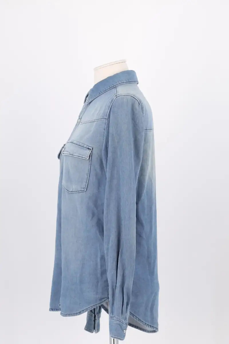 Chemise Ba&Sh Bleu en Coton