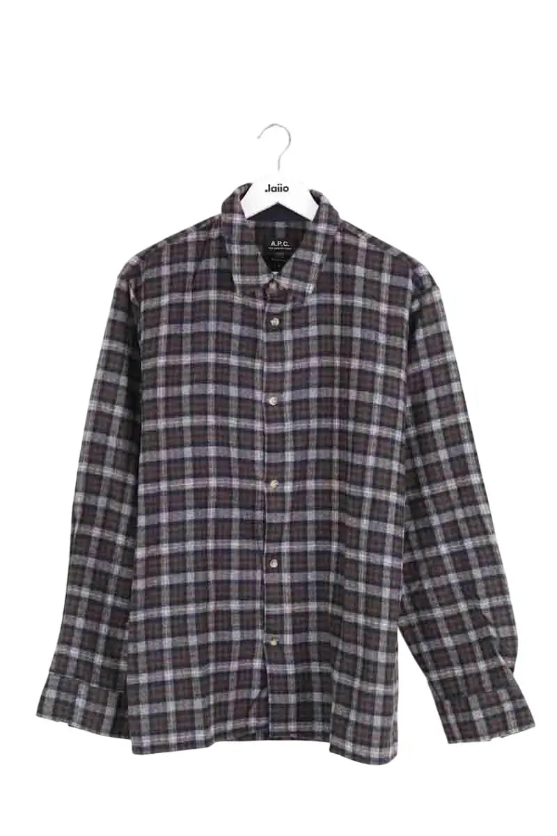 Chemise APC Kaki en Laine, taille XL - Seconde Main