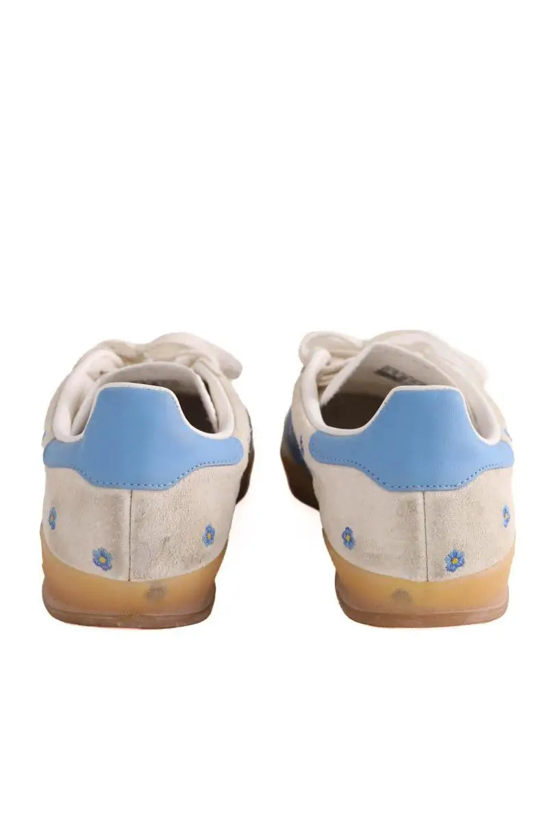 Baskets Adidas Blanc en Daim