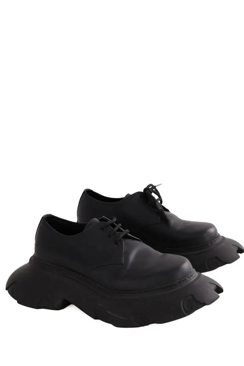 Chaussures à lacets PHILEO Noir en Cuir