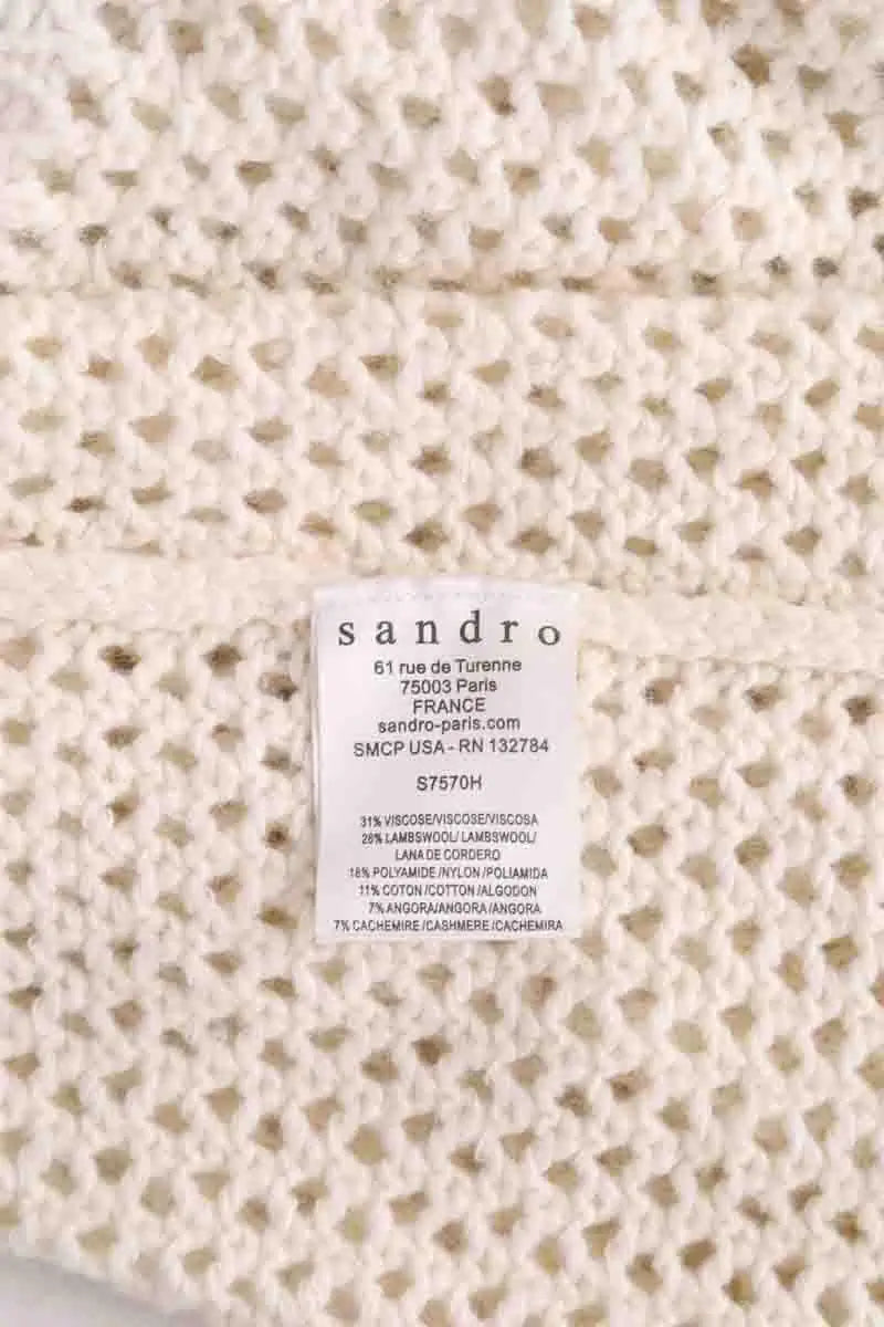 Pull Sandro Beige en Viscose